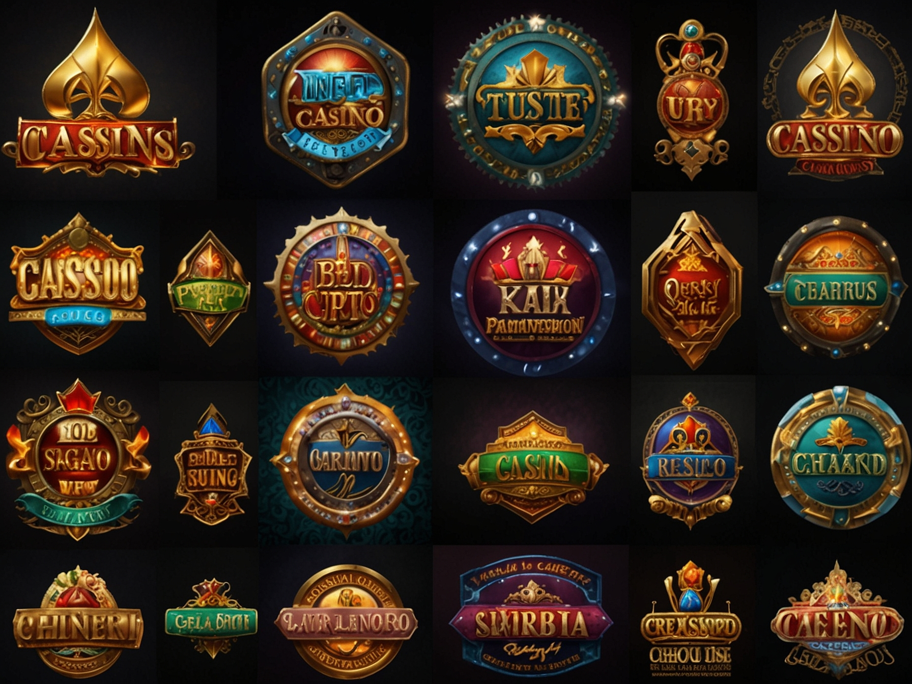 Game provider logos